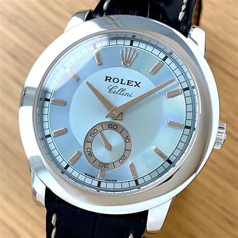 rolex cellini platinum blue|rolex cellini gold price.